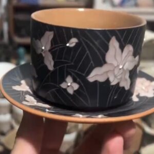 Ren's Handmade Porcelain Cup Set Coffee Cup Set Tea Cup Set