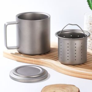 Gift Cup 4 You 450 ml Peptide Thermos Cup Travel Cup Coffee Cup Whole Set Including Filter